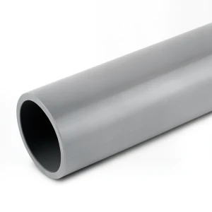 مواسير بلاستيك UPVC جدول 80 مقاس 1 1/2 إنش سمك 5.69 مم لون رمادي