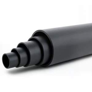 أنابيب HDPE ضغط 4 بار PE 80 قطر خارجي 500 مم SDR 41 لون أسود