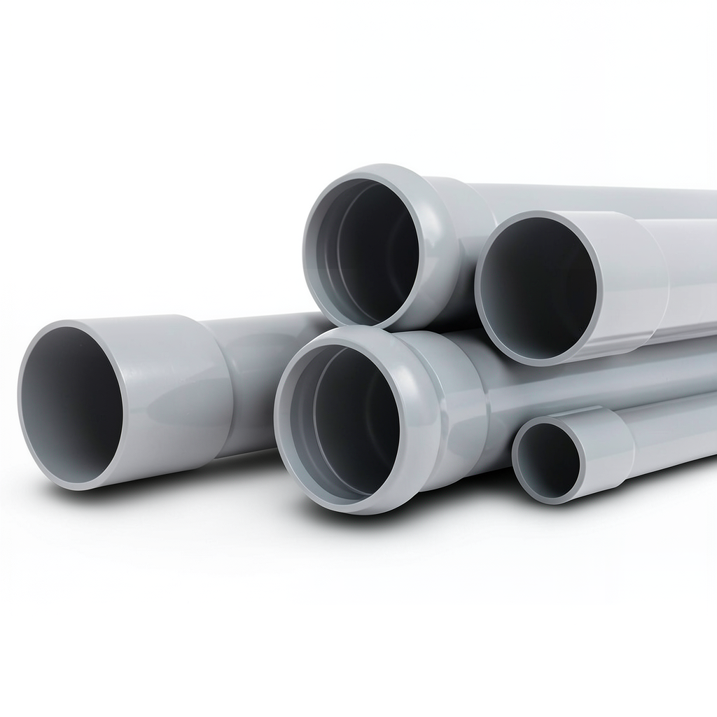 UPVC Pipes Nominal Pressure 6 Bar Outside Diameter 315 mm Thickness 9.2 mm Gray