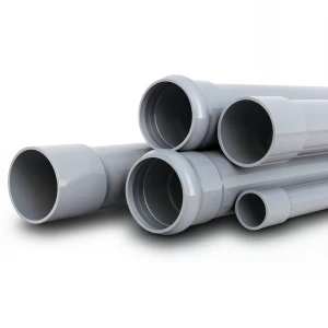 UPVC Pipes Nominal Pressure 6 Bar Outside Diameter 355 mm Thickness 10.4 mm Gray