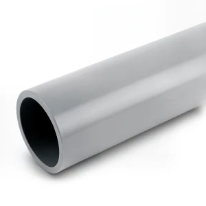 مواسير UPVC جدول 80 الضغط الاقصى 19.30 بار مقاس 6 بوصة سماكة 12.29 مم لون رمادي
