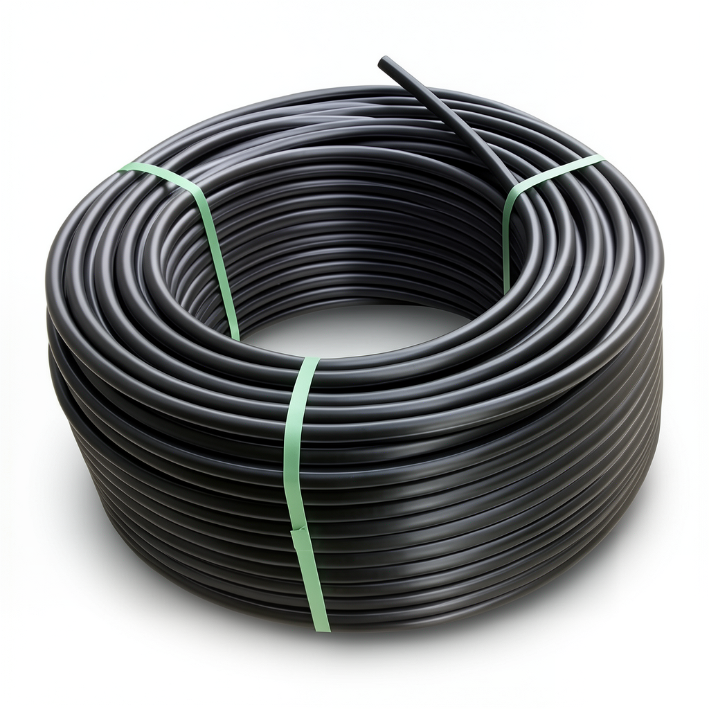 HDPE Coil Pipe Pressure 4 Bar PE 80 Size 50 mm SDR 33 Black