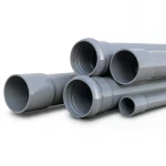UPVC Pipes Nominal Pressure 6 Bar Outside Diameter 200 mm Thickness 5.9 mm Gray