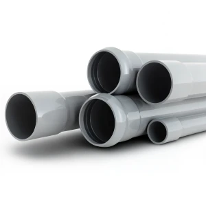 UPVC Pipes Nominal Pressure 6 Bar Outside Diameter 225 mm Thickness 6.6 mm Gray