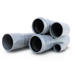 مواسير UPVC ضغط 6 بار قطر خارجي 250 مم سمك 7.3 مم لون رمادي