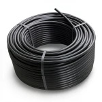 لفة أنابيب HDPE ضغط 4 بار PE 80 قطر خارجي 110 مم SDR 33 لون أسود