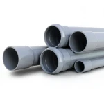 مواسير UPVC ضغط 6 بار قطر خارجي 355 مم سمك 10.4 مم لون رمادي