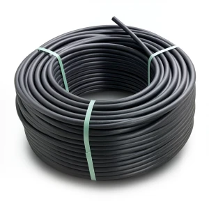 HDPE Polyethylene Plastic Coil Pipe 4 Bar Pressure PE 80, 160 mm Outer Diameter SDR 33 Black