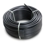 لفة أنابيب HDPE ضغط 4 بار PE 80 قطر خارجي 50 مم SDR 33 لون أسود