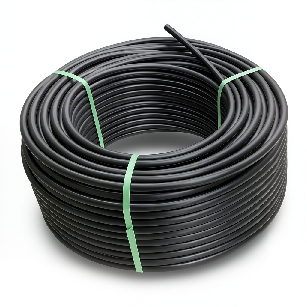 HDPE Coil Pipe Pressure 4 Bar PE 80 Size OD 63 mm SDR 41 Black