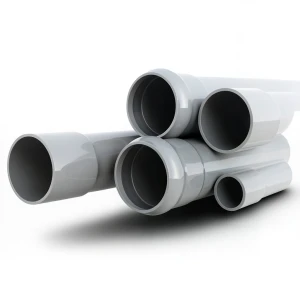 UPVC Pipes Nominal Pressure 6 Bar Outside Diameter 630 mm Thickness 18.4 mm Gray