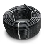 لفة أنابيب HDPE ضغط 4 بار PE 80 قطر خارجي 110 مم SDR 33 لون أسود