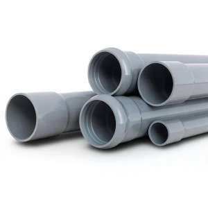 UPVC Pipes Nominal Pressure 10 Bar Outside Diameter 110 mm Thickness 5.3 mm Gray