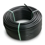لفة أنابيب بلاستيك HDPE ضغط 4 بار PE 80، قطر خارجي 90 مم، SDR 41، لون أسود