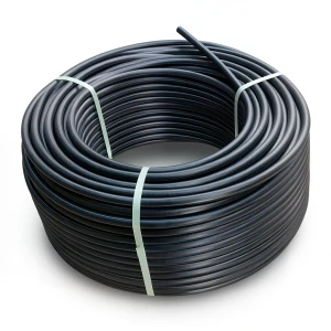 لفة أنابيب HDPE ضغط 4 بار PE 80 قطر خارجي 125 مم SDR 41 لون أسود