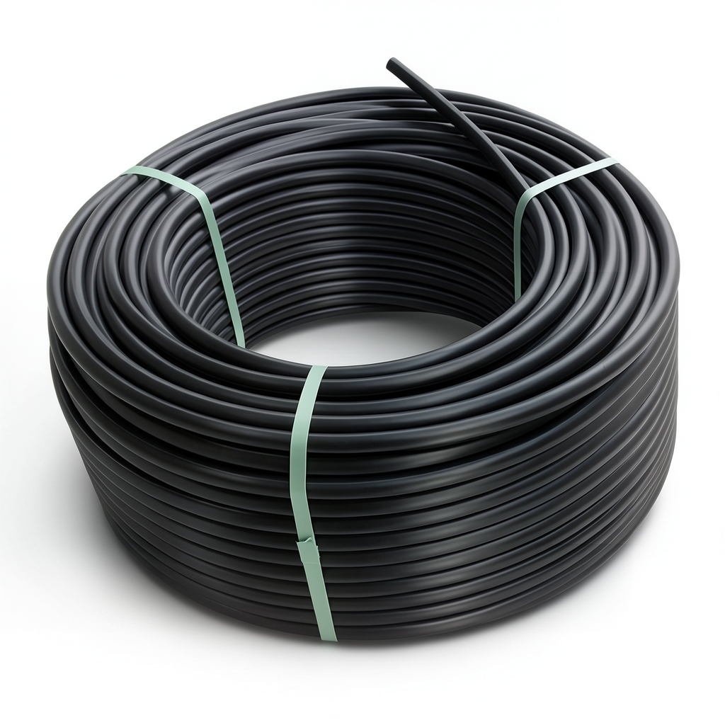 لفة أنابيب بلاستيك HDPE ضغط 4 بار PE 80 قطر خارجي 140 مم SDR 41 لون أسود