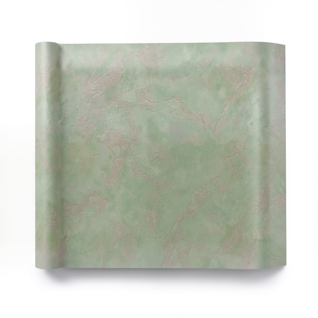 Wall Decoration Marble Design 10 m x 1.06 m Green, Model 46728