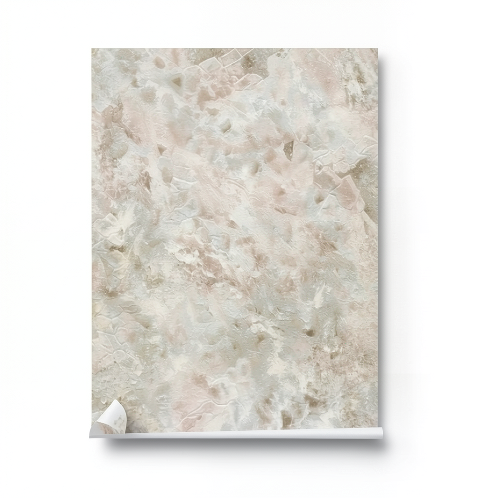 Italian Marble Wallpaper 10m x 1.06m Beige, Model 84642