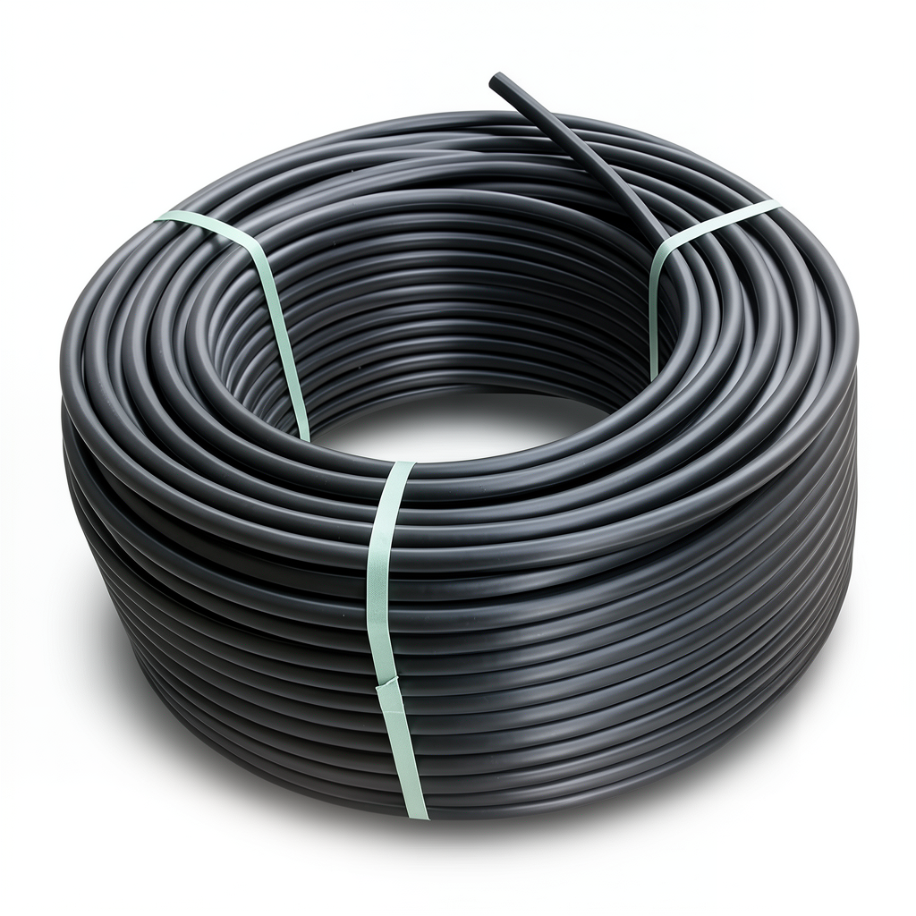 لفة أنابيب بلاستيك HDPE ضغط 4 بار PE 80 قطر خارجي 160 مم SDR 41 لون أسود
