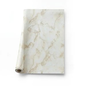 Italian Wallpaper Marble Design 10m x 1.06m, Light Beige