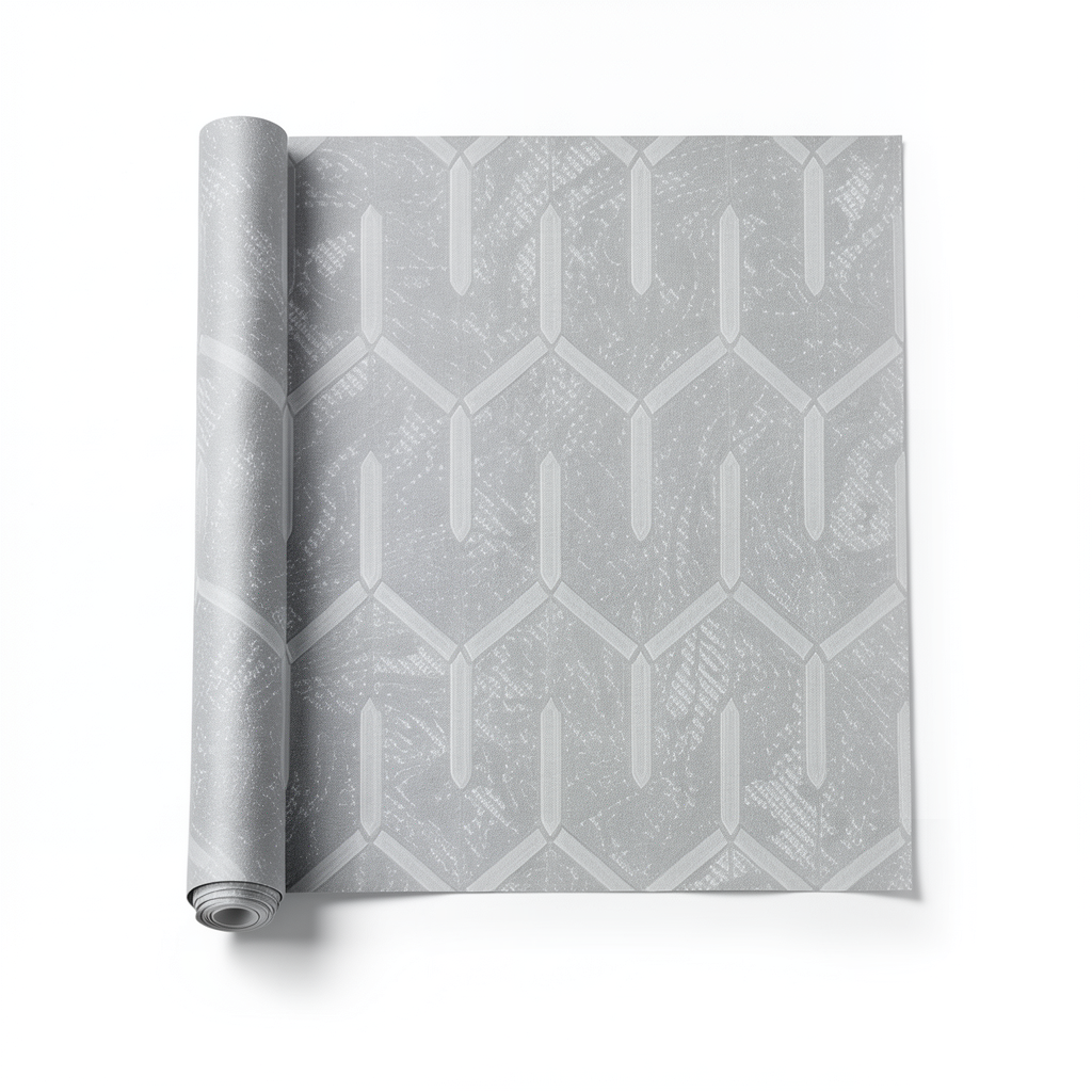 Modern Italian Wallpaper 10m x 0.73m Gray, Model 44840