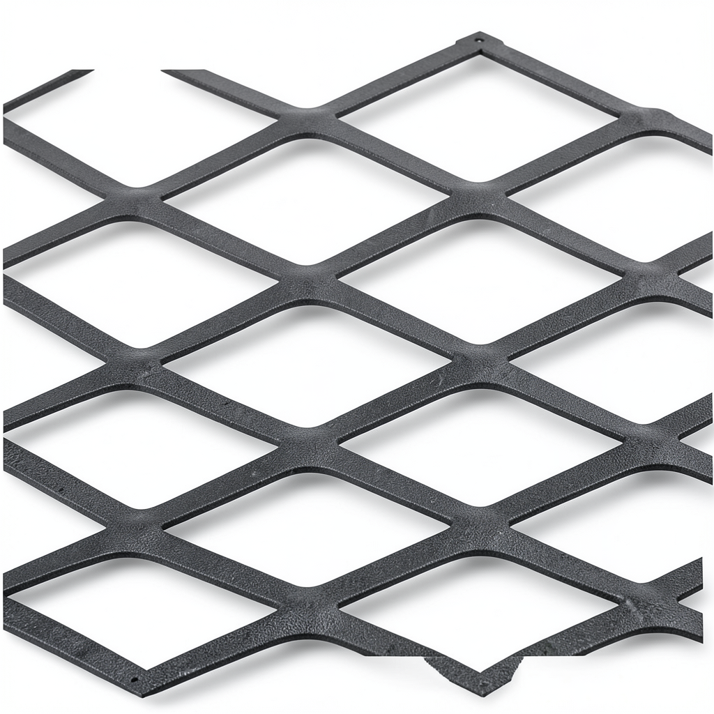 Hot Rolled Steel Expanded Metal Mesh Thickness 3 mm Width 2.44 m Length 3 m
