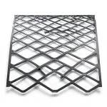 Hot Rolled Black Steel Expanded Metal Mesh Thickness 2.8 mm Width 1.22 m Length 6 m