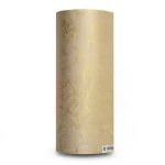 Italian Wallpaper Patterned Design 10mx0.73m Gold Color, Model 125050