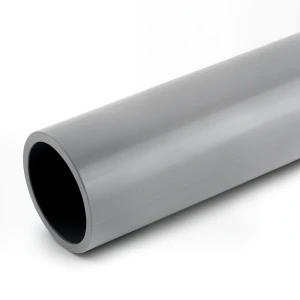 أنابيب بلاستيك UPVC جدول 80 مقاس 1 إنش سمك 5.08 مم لون رمادي