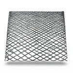 Hot Rolled Black Steel Expanded Metal Mesh Thickness 3 mm Width 1.22 m Length 2 m