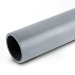 UPVC Plastic Pipe Schedule 80 Max Pressure 28.95 Bar Size 2 1/2 inch Thickness 7.85 mm Gray Color