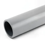 UPVC Plastic Pipe Schedule 80 Max Pressure 17.23 Bar Size 8 inch Thickness 14.22 mm Gray