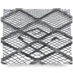 Hot Rolled Steel Expanded Metal Mesh Thickness 3 mm Width 1.22 m Length 4 m Black
