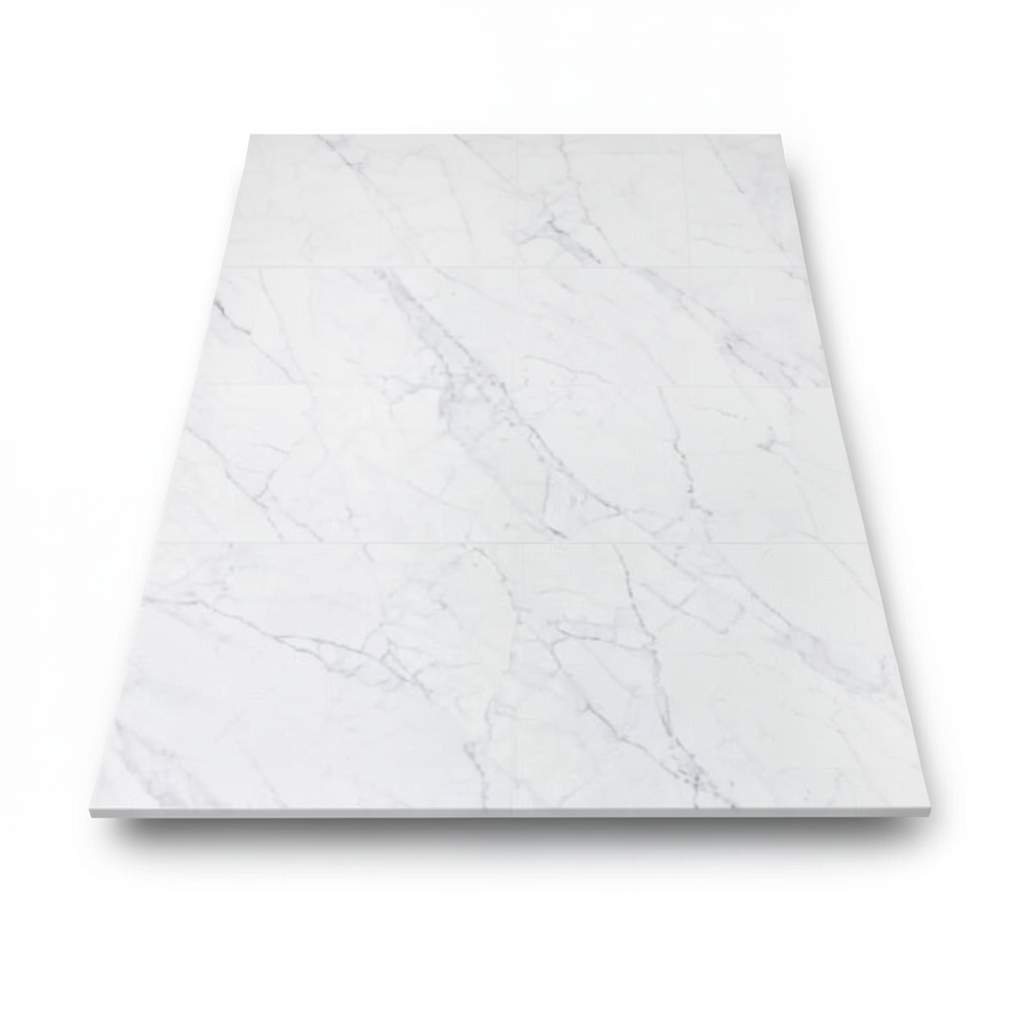 بلاط بورسلان ارضيات ابيض 60×60 سم، موديل جيوفاني
