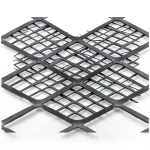 Hot Rolled Black Steel Expanded Metal Mesh Thickness 3 mm Width 1.22 m Length 5 m