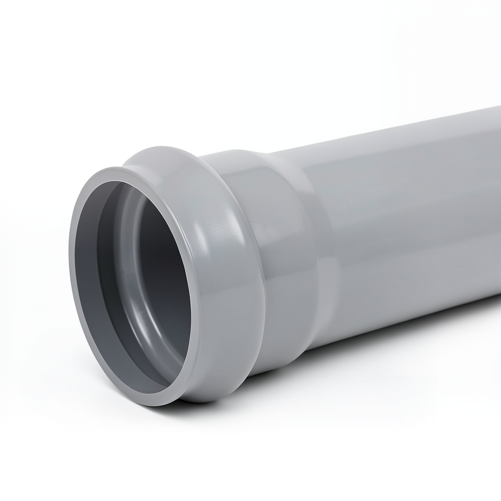 UPVC Plastic Pipe 10 Bar Nominal Pressure 355 mm Size 16.9 mm Thickness Gray Color