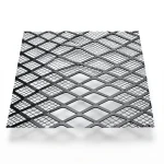 Hot Rolled Steel Expanded Metal Mesh Thickness 3.8 mm Width 2.44 M Length 3 M