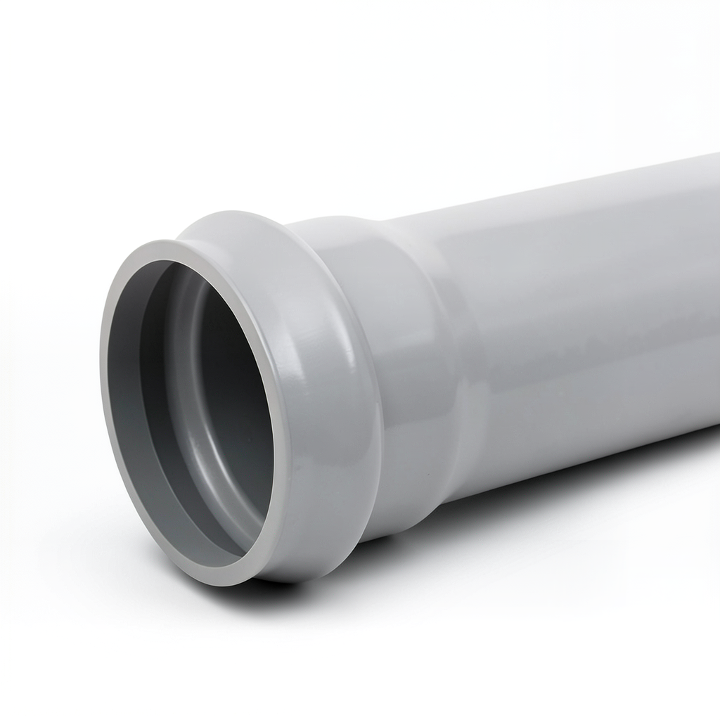 UPVC Pipe Nominal Pressure 10 Bar Outside Diameter 400 mm Thickness 19.1 mm Gray Color