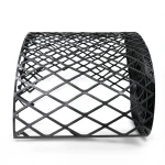 Hot Rolled Black Steel Expanded Metal Mesh 3 mm Thickness 7m Length 1.22m Width