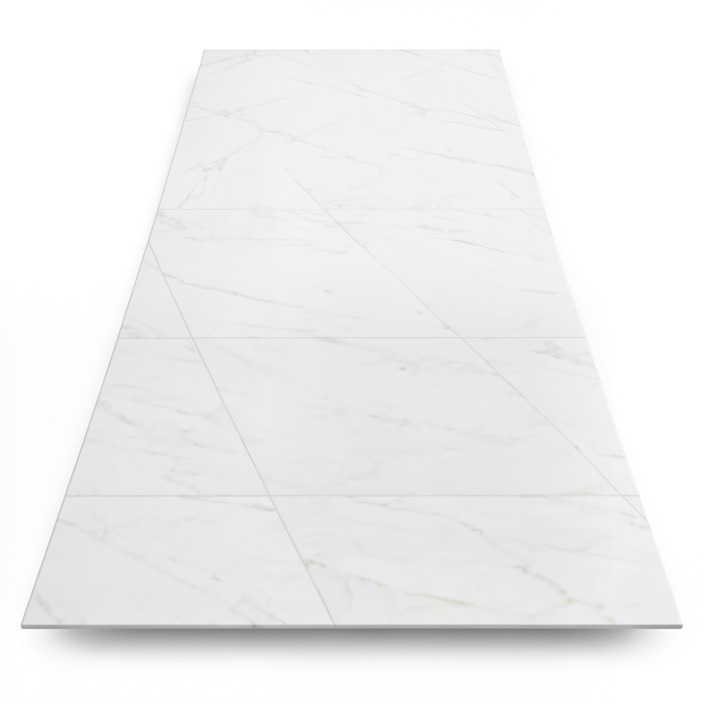 Porcelain Flooring 120x60 cm Giovanni Model White Color