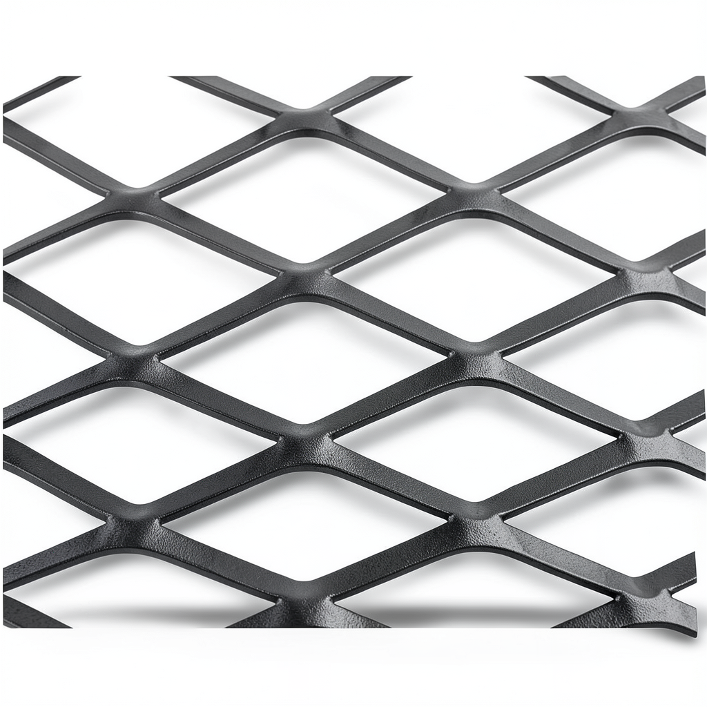 Hot Rolled Steel Expanded Metal Mesh Thickness 2.7 mm Width 2.44 m Length 5 m
