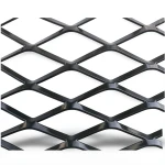 Hot Rolled Black Steel Expanded Metal Mesh 3 mm Thick 2.44 m Width 4 m Length