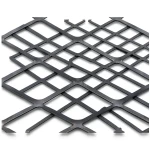 Hot Rolled Black Steel Expanded Metal Mesh Thickness 3.8 mm Width 1.22 M Length 3 M