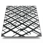 Hot Rolled Black Steel Expanded Metal Mesh Thickness 2.8 mm Width 1.22 m Length 4 m