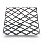 Hot Rolled Black Steel Expanded Metal Mesh Thickness 3.8 mm Width 2.44 m Length 4 m