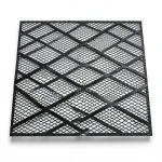 Hot Rolled (Black) Steel Expanded Metal Mesh Thickness 3.8 mm Width 1.22 M Length 4 meter