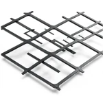 Hot Rolled Black Steel Expanded Metal Mesh Thickness 2.8 mm Width 1.22 m Length 6 m