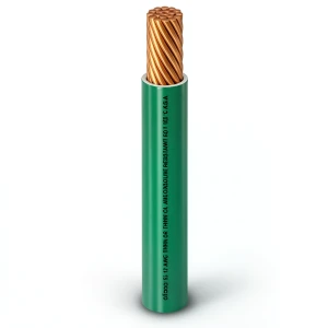 لفة سلك كهرباء امريكي AWM نحاس مجدول 600 فولت 4/0 AWG عزل PVC لون أخضر 500 قدم | شركة الفنار