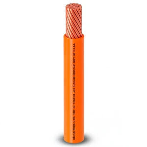 لفة سلك مفرد نحاس مجدول 6 AWG AWM، 600 فولت، عزل PVC برتقالي، طول 500 قدم | شركة الفنار
