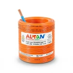 سلك كهرباء مفرد نحاس مجدول AWM 14 AWG، 600 فولت، عزل PVC، برتقالي، طول 2500 قدم | شركة الفنار